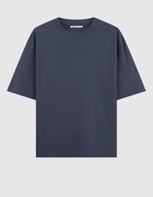 NAVY BLUE OVERSIZED CLASSIC T-SHIRT