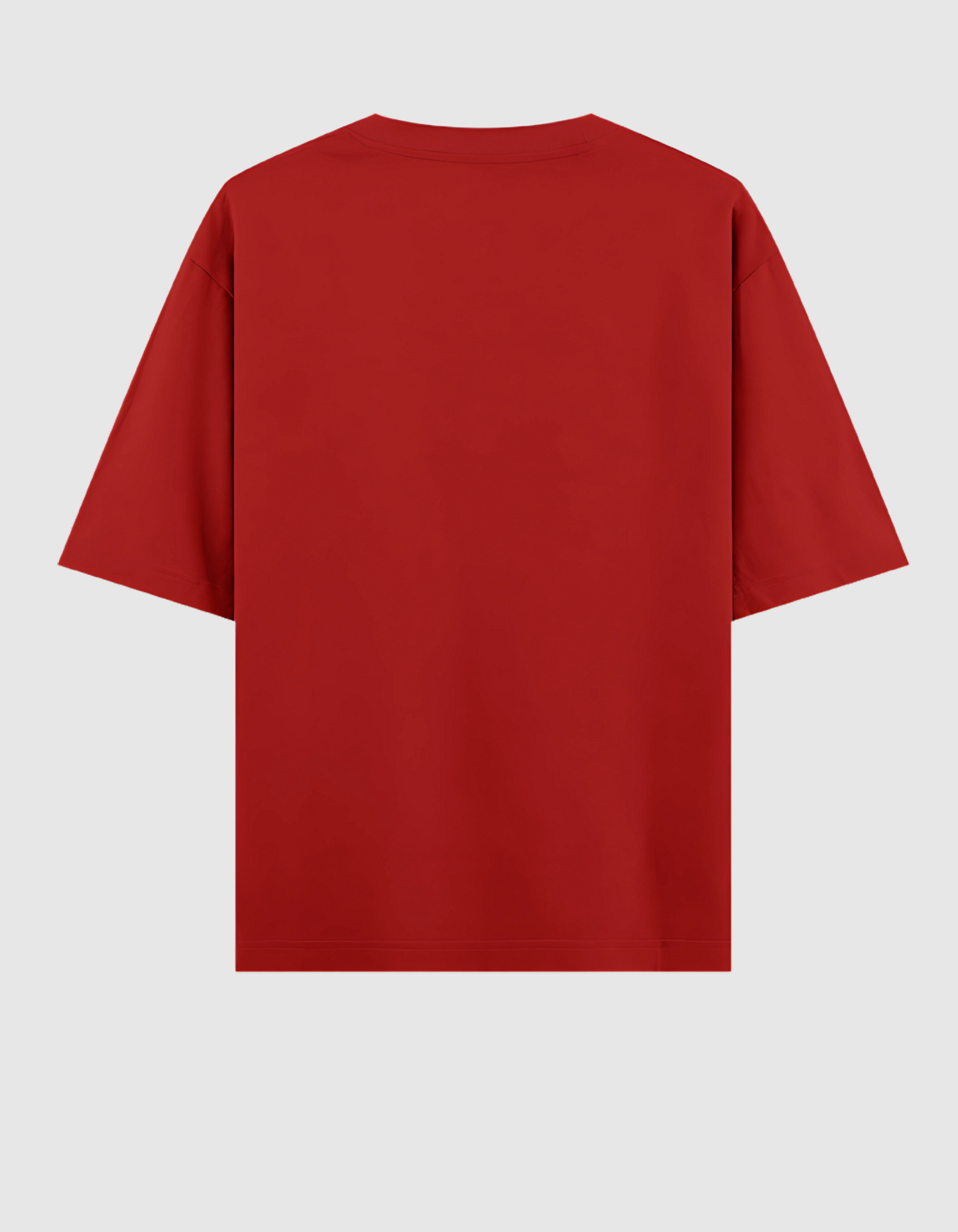 RED OVERSIZED CLASSIC T-SHIRT