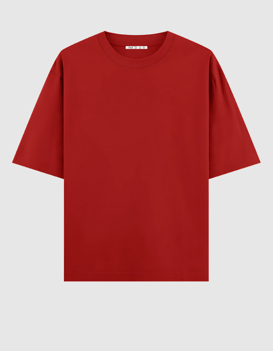 RED OVERSIZED CLASSIC T-SHIRT