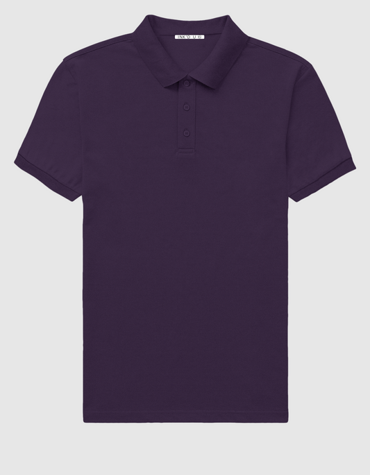 PURPLE POLO T-SHIRT