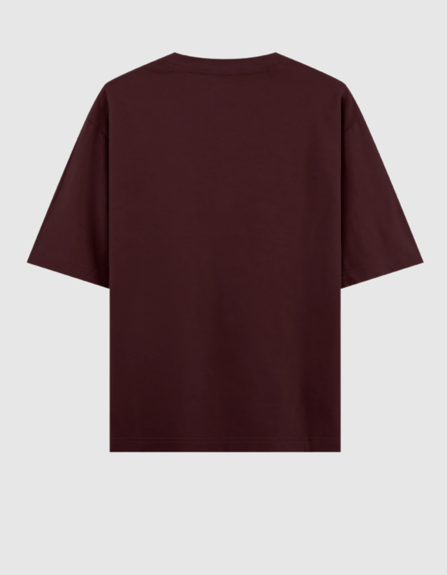 MAROON OVERSIZED CLASSIC T-SHIRT