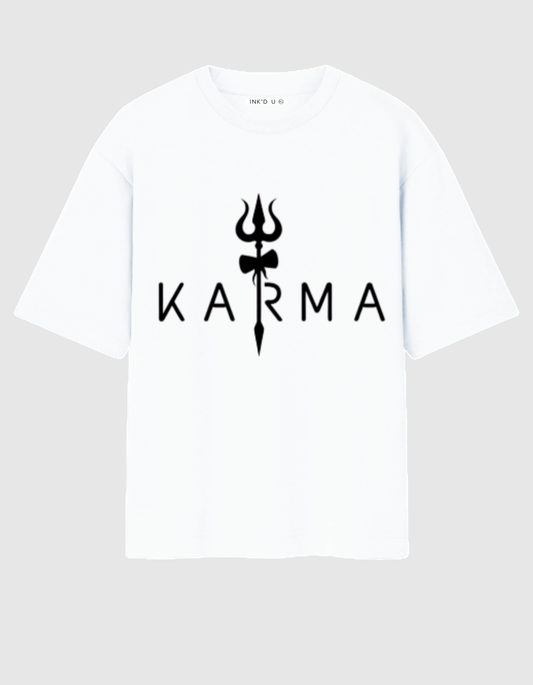 KARMA OVERSIZED T-SHIRT