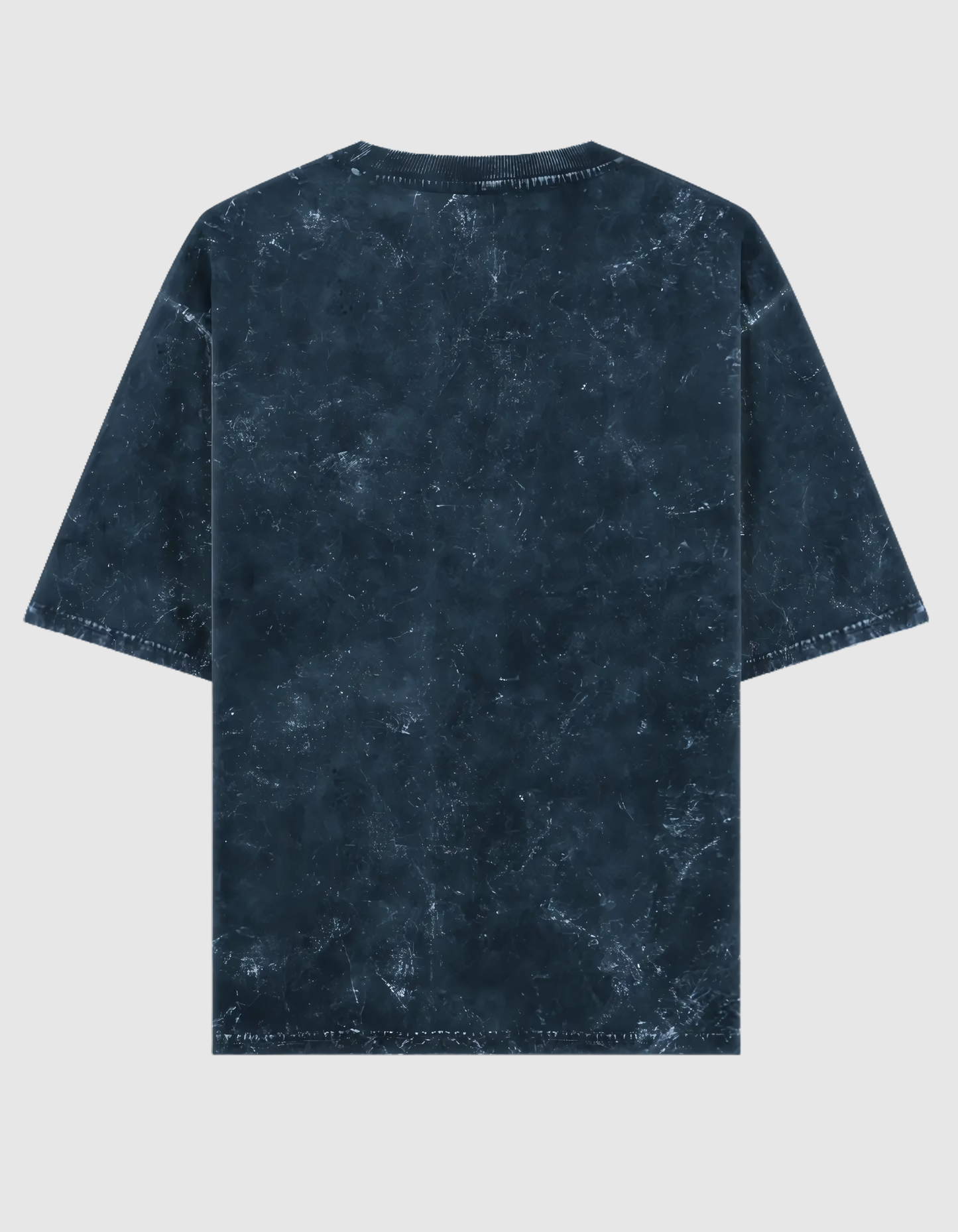 BLUE ACID WASH OVERSIZED T-SHIRT