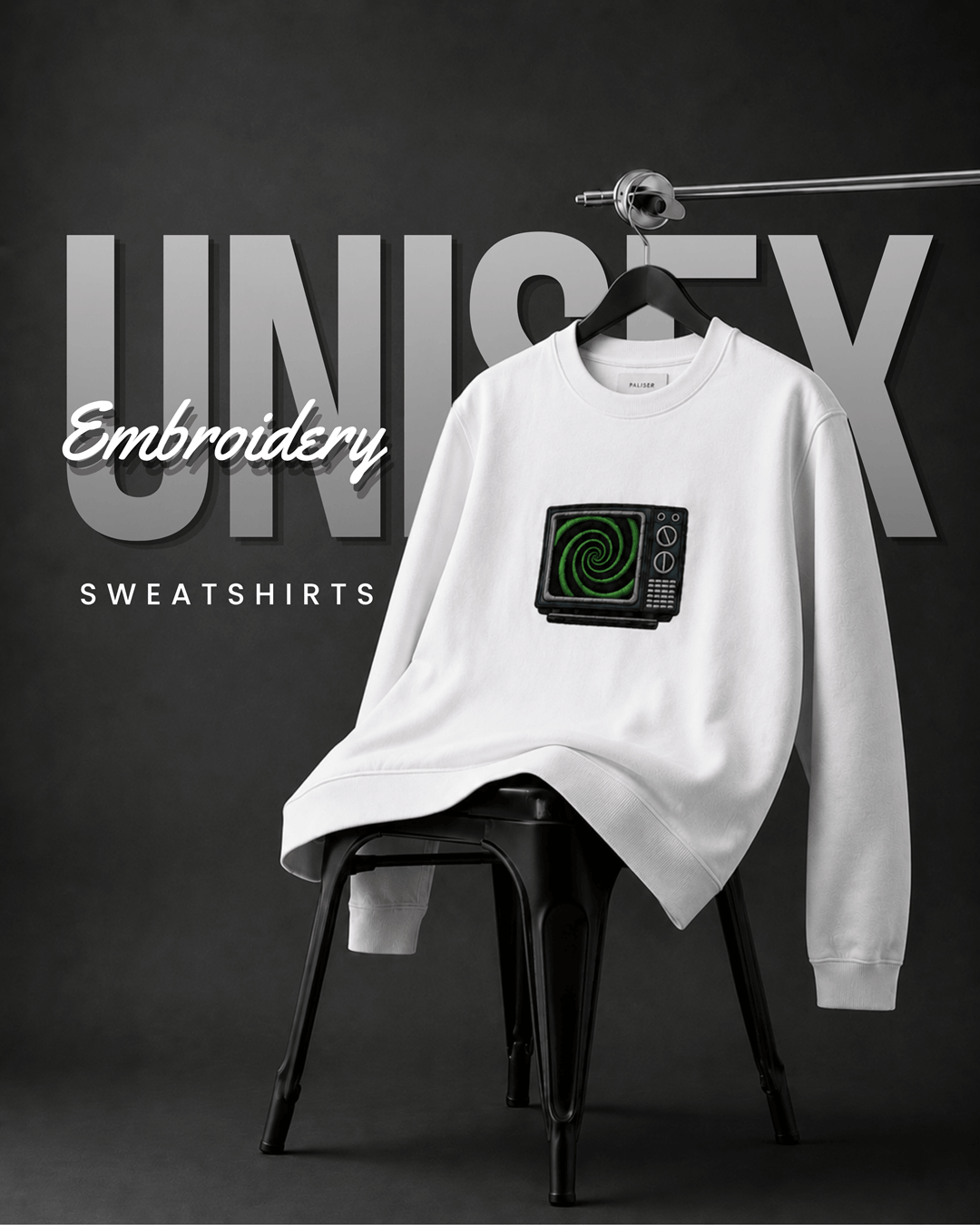 Unisex Embroidery Sweatshirts
