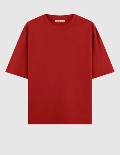 RED OVERSIZED CLASSIC T-SHIRT