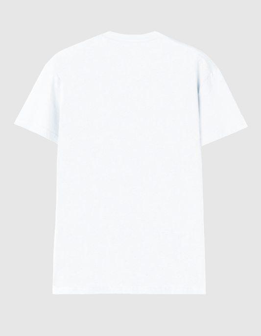 WHITE V NECK T-SHIRT