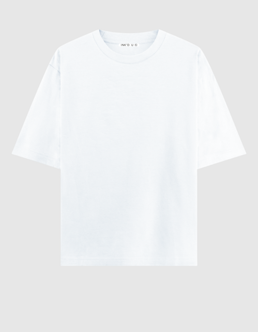 WHITE OVERSIZED CLASSIC T-SHIRT