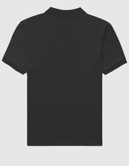 BLACK POLO T-SHIRT