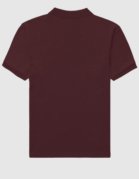 MAROON POLO T-SHIRT