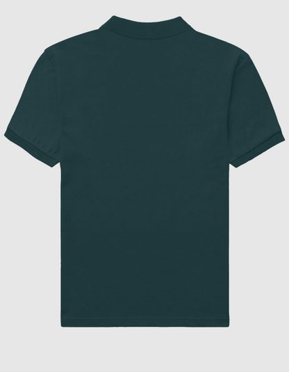 PETROL BLUE POLO T-SHIRT