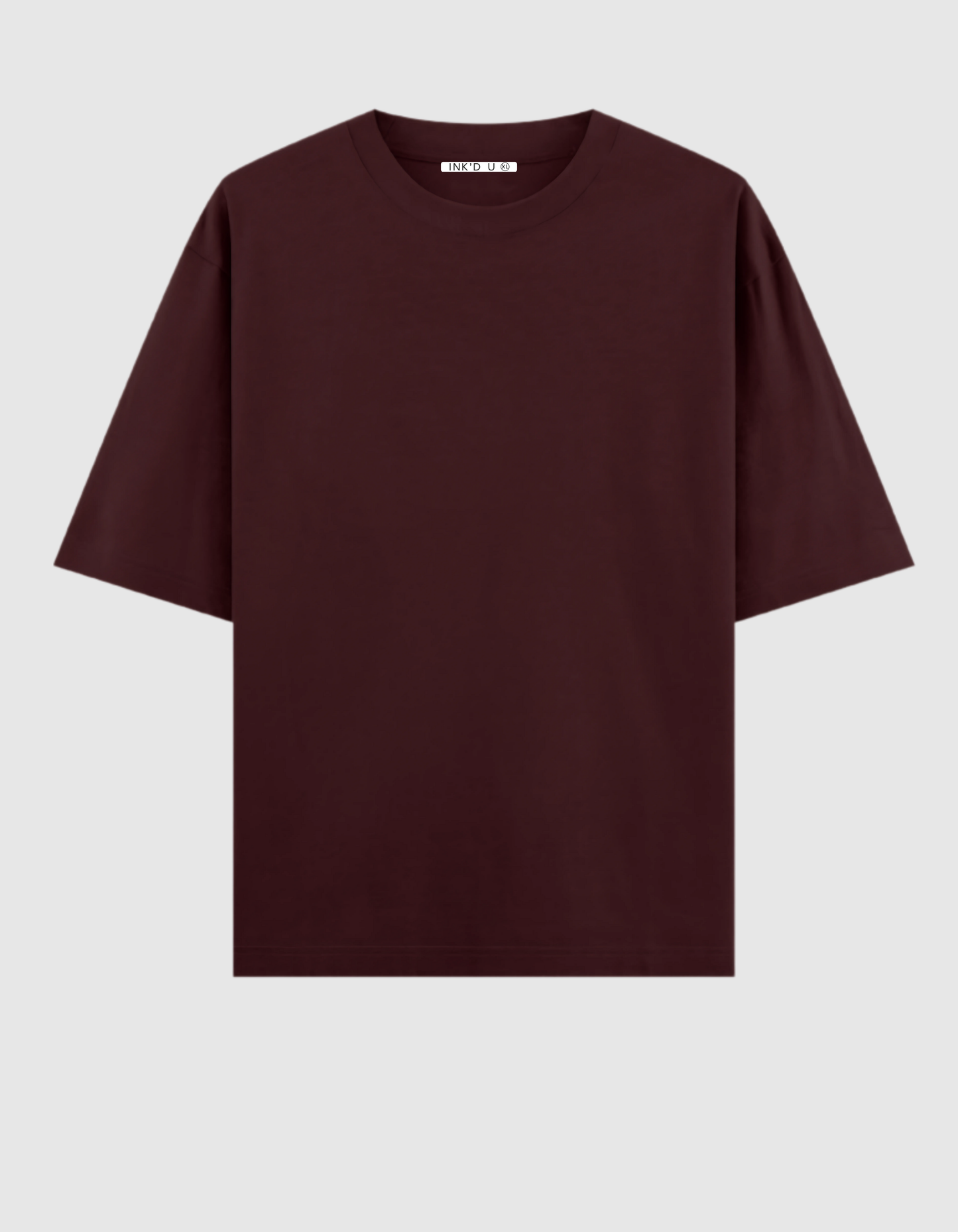 MAROON OVERSIZED CLASSIC T-SHIRT