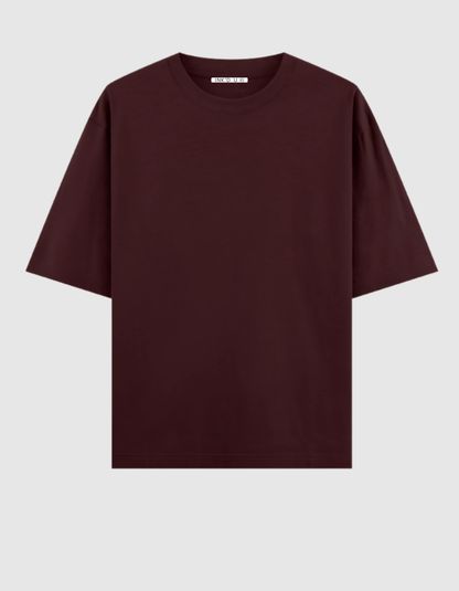 MAROON OVERSIZED CLASSIC T-SHIRT
