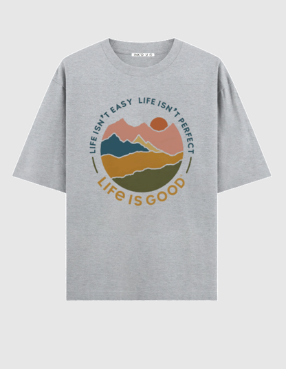 LIFE IS GOOD OVERSIZED T-SHIRT
