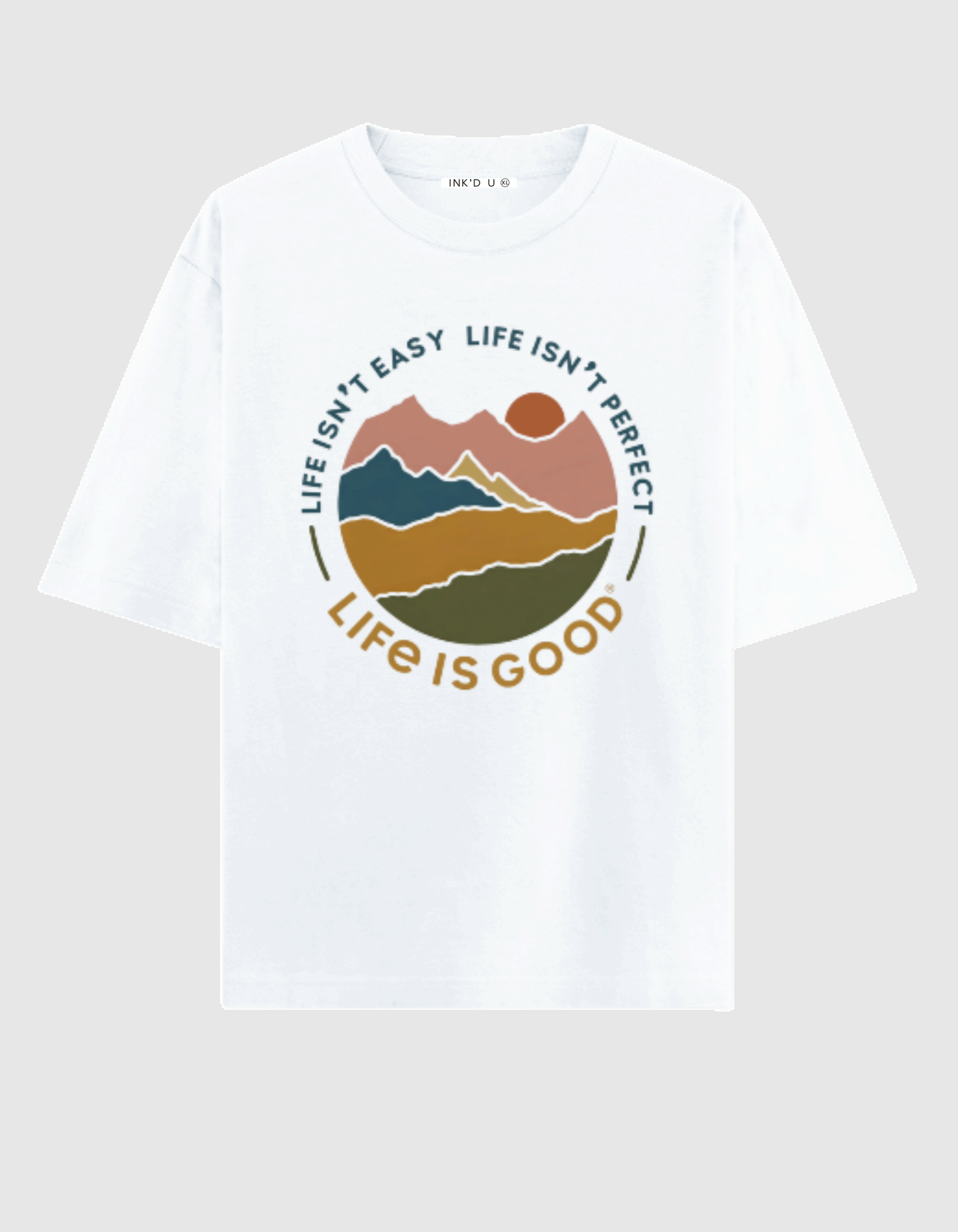 LIFE IS GOOD OVERSIZED T-SHIRT