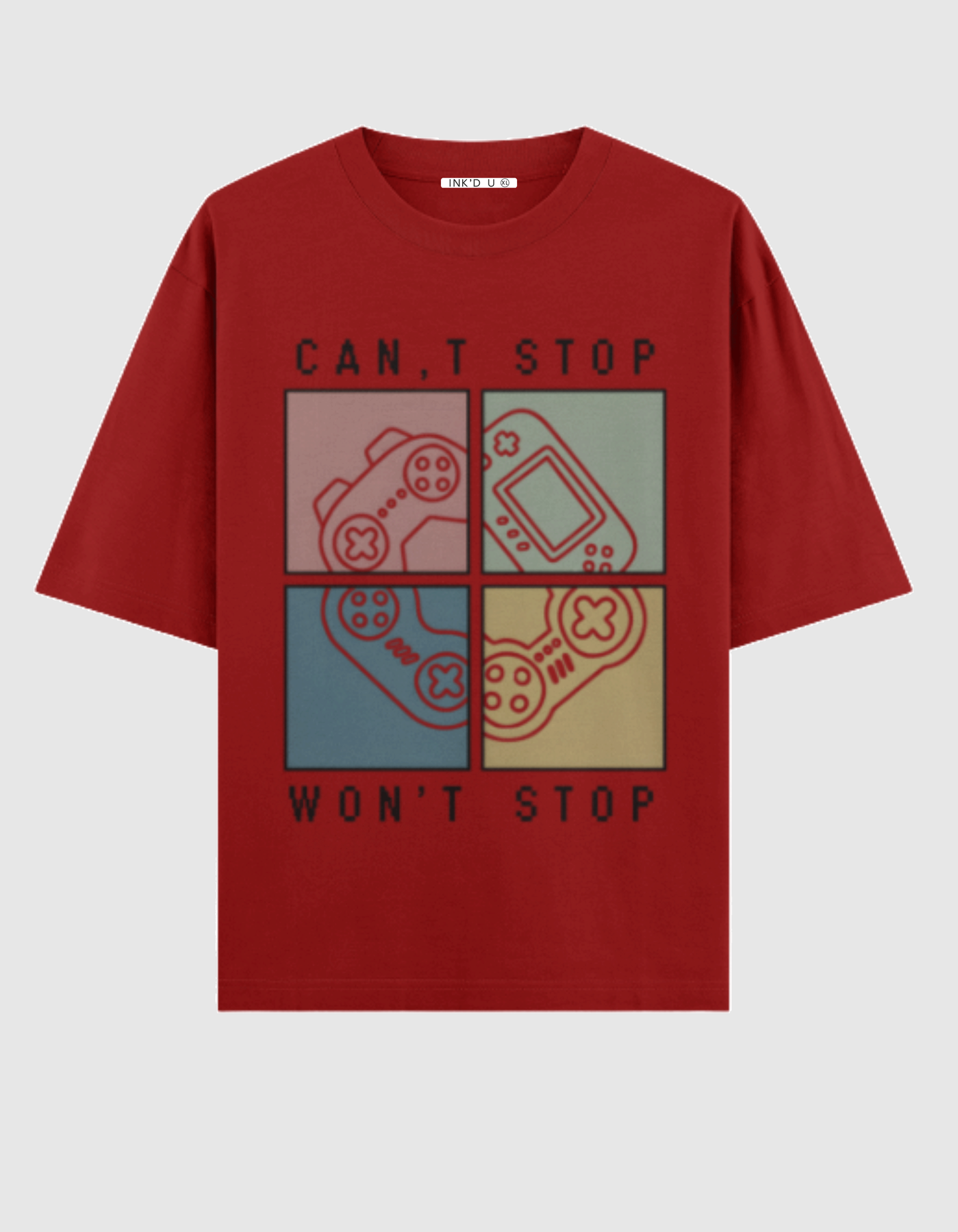 GAME ON OVERSIZED T-SHIRT
