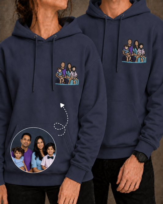 NAVY BLUE HOODIE