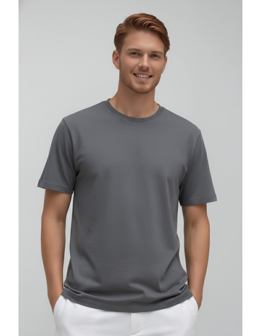 CHARCOAL MELANGE CLASSIC T-SHIRT