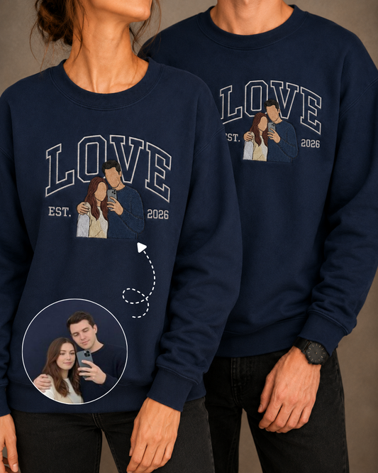 NAVY BLUE SWEATSHIRT