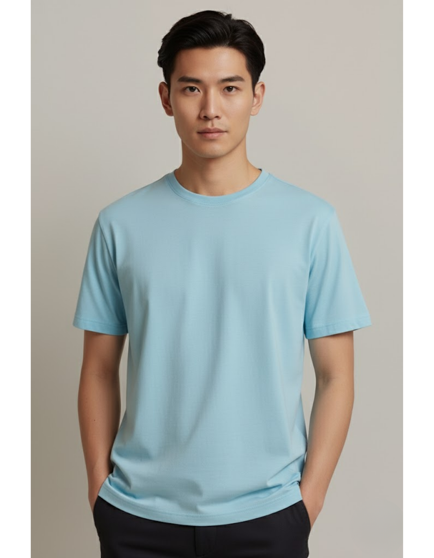 BABY BLUE OVERSIZED CLASSIC T-SHIRT