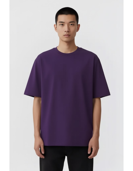 PURPLE OVERSIZED CLASSIC T-SHIRT