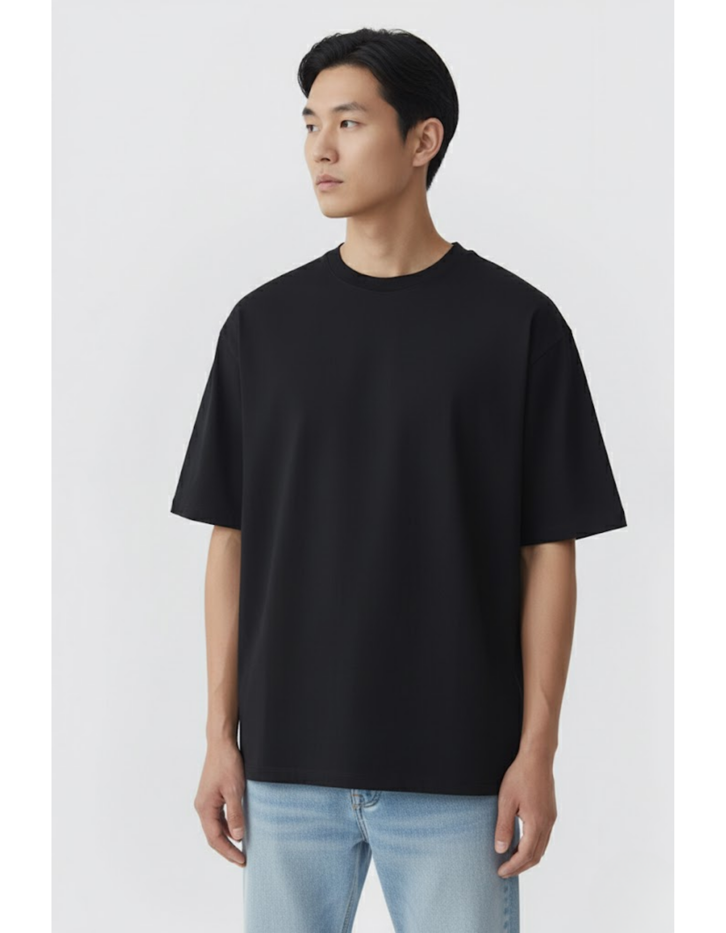 BLACK OVERSIZED CLASSIC T-SHIRT