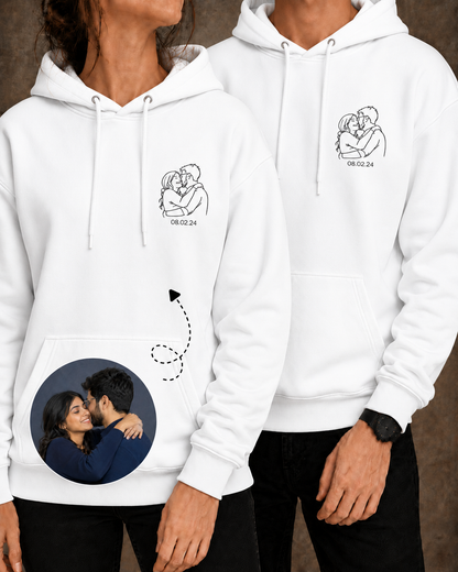 WHITE HOODIE