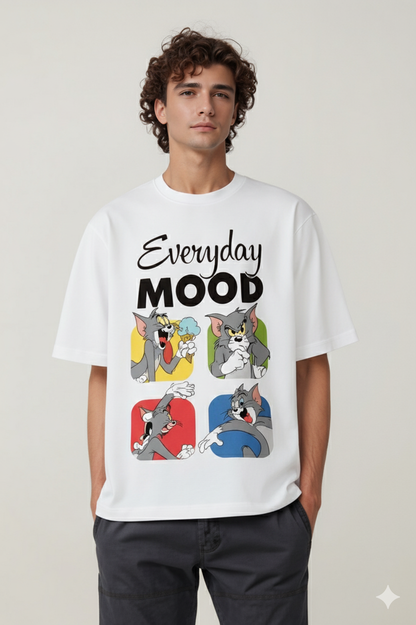 EVERYDAY MOOD OVERSIZED T-SHIRT