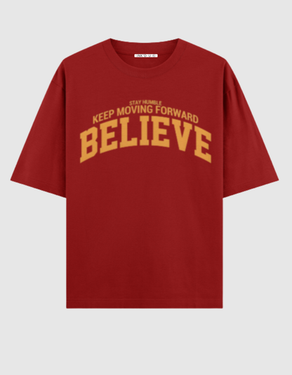 BELIEVE OVERSIZED T-SHIRT