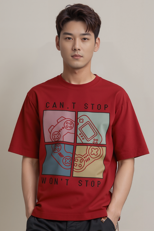 GAME ON OVERSIZED T-SHIRT